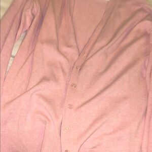 Talbots Pink Cardigan Sweater